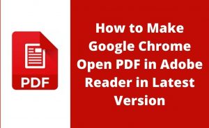 Read more about the article 3 Methods to Make Google Chrome Open PDF in Adobe in Your System